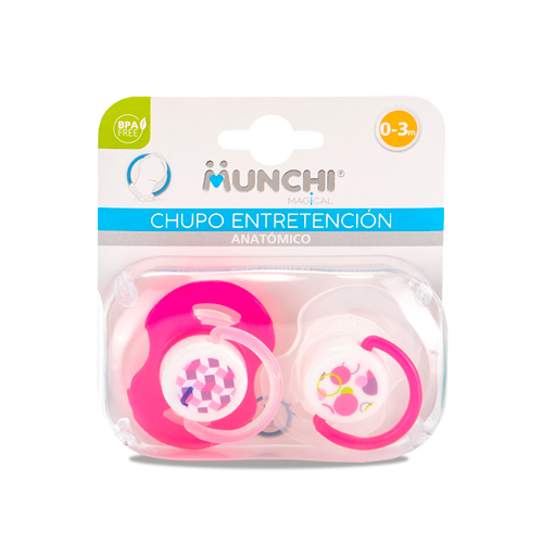 CHUPO ENTRETENCION MUNCHI 0-3M PQTE X 2 UNDS