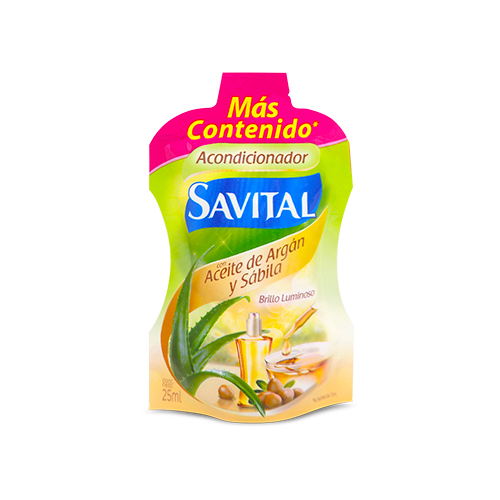 ACOND.SAVITAL ARGAN/SABILA SOBRE X 25 ML
