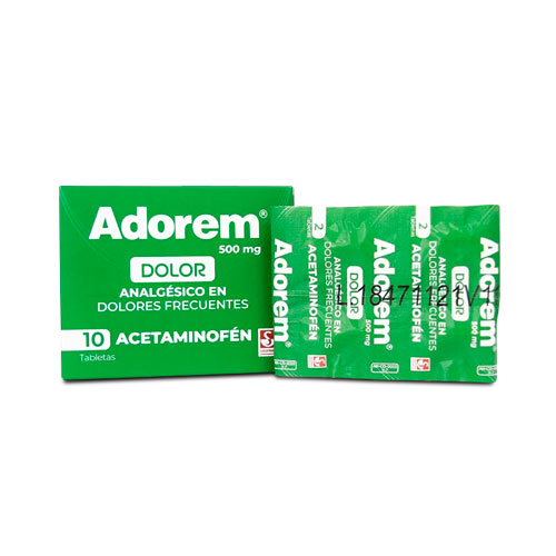 ADOREM 500 MG CAJA X 10 TABS