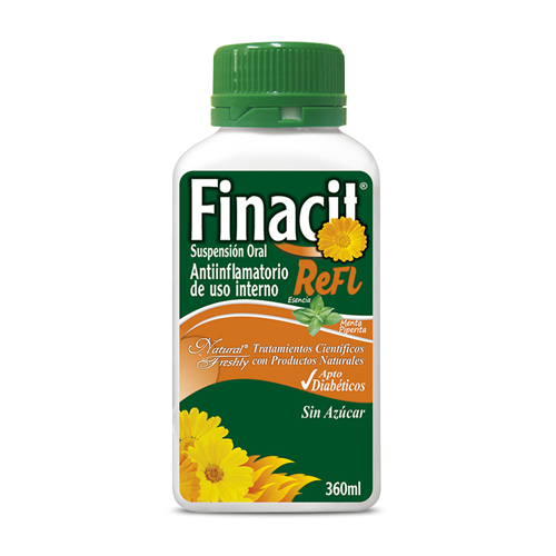 FINACID REFLU CALEND/MENTA FCO X 360 ML