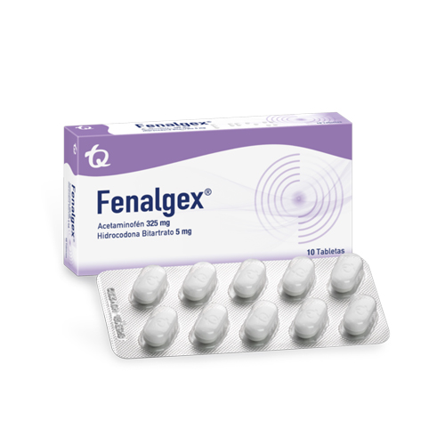 FENALGEX 325/5 MG CAJA X 10 TABS