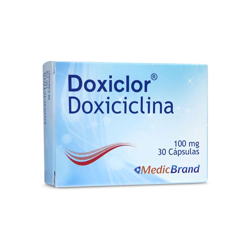 DOXICLOR 100 MG CAJA X 30 CAPS