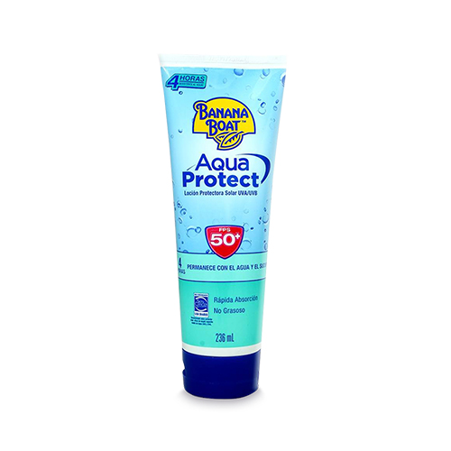 BANANA BOAT LOCION AQUA PROTEC 50+ TUBO X 236