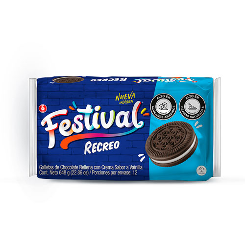 GALL. FESTIVAL RECREO PQTE X 12 UNDS