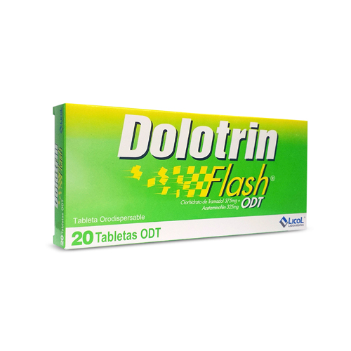 DOLOTRIN FLASH 325/37.5 MG CAJA X 20 TABS