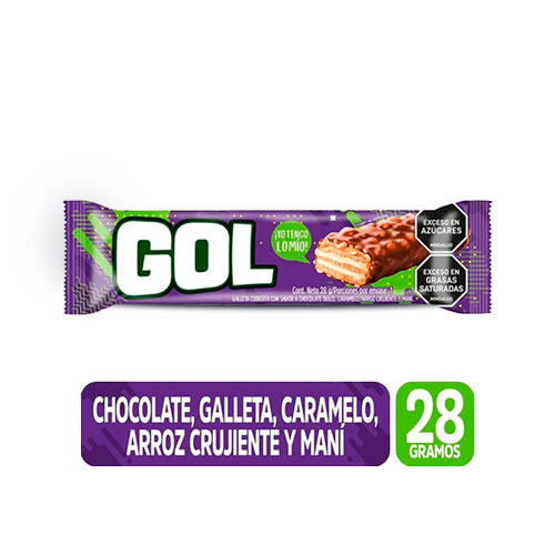 CHOC. GOL SURT. BARRA X 28 GR