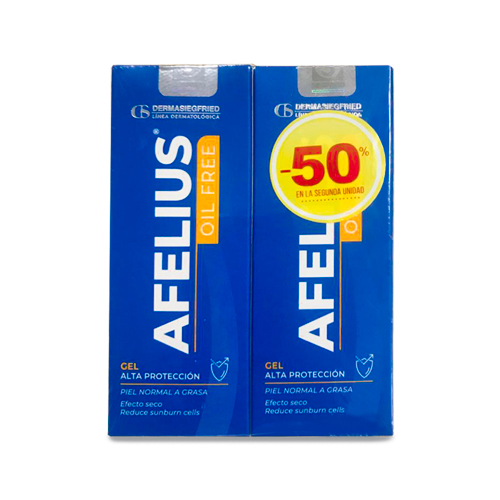 AFELIUS OIL FREE DSCTO 50% 2 UNDS X 60 GR