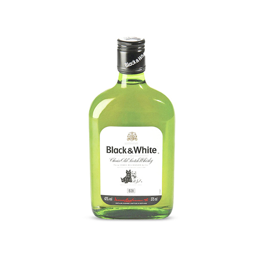 WHISKY BLACK & WHITE BOT. X 375 ML
