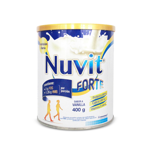 NUVIT FORTE VAINILLA LATA X 400 GR