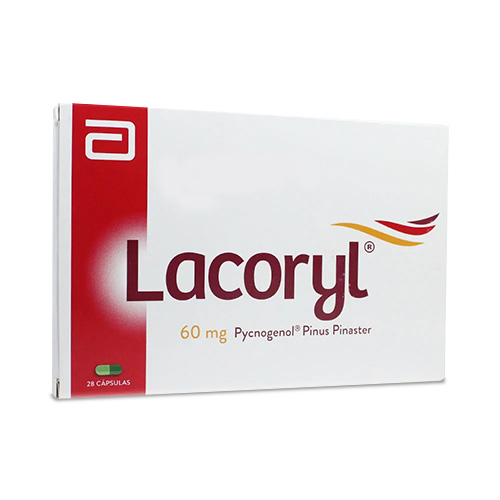 LACORYL 60 MG CAJA X 28 CAPS