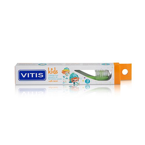CEPILLO VITIS KIDS +3 X 1 UND