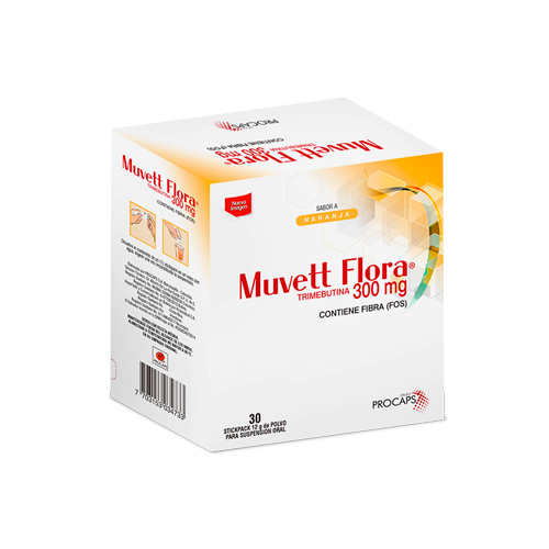 MUVETT FLORA 300 MG NARANJA CAJA X 30 S/S