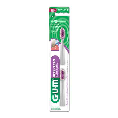 CEPILLO GUM DEEP CLEAN SONIC REPUESTOS X 2UN
