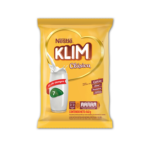 KLIM FORTIFICADA CLASICA BOLSA X 840 GR
