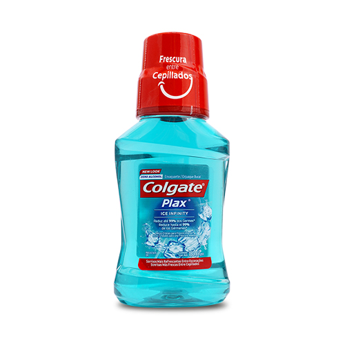 ENJUAGUE COLGATE PLAX ICE INFI NITY X 180 ML