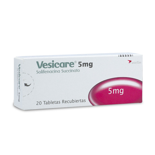 VESICARE 5 MG CAJA X 20 TABS