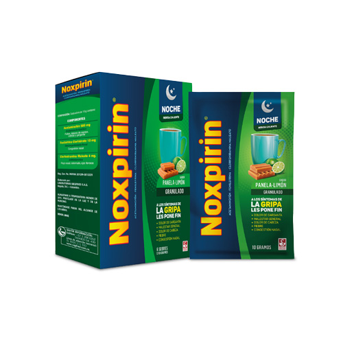 NOXPIRIN NOCHE PANELA-LIMON CAJA X 6 S/S