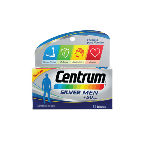 CENTRUM SILVER +50 MEN CAJA X 30 TABS