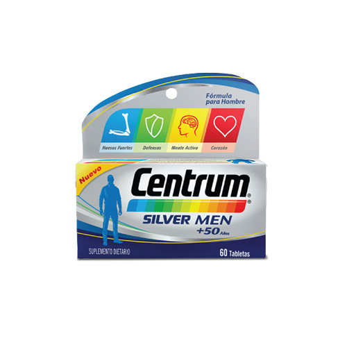 CENTRUM SILVER +50 MEN CAJA X 60 TABS
