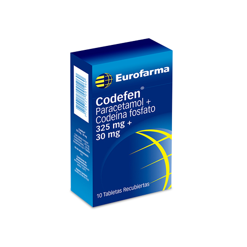CODEFEN 325/30 MG CAJA X 10 TABS