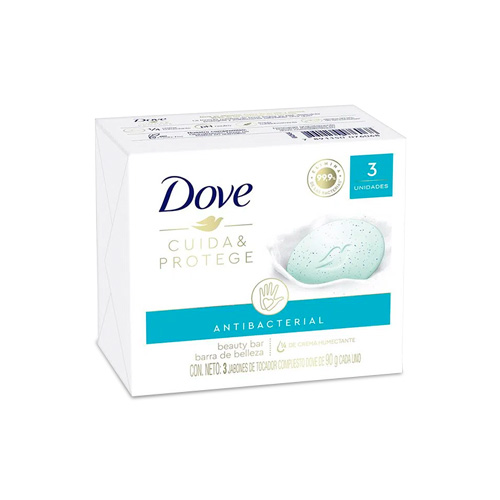 JABON DOVE CUIDA/PROTEGE 3 UNDS X 90 GR