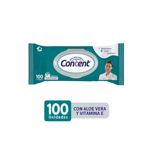 TOALLAS CONTENT ULTRA PQTE X 100 UNDS