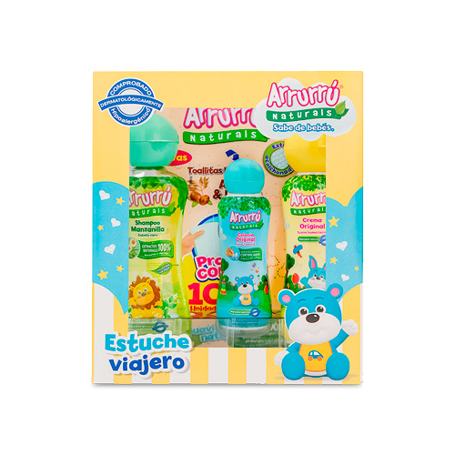 ESTUCHE ARRURRU VIAJERO AZUL X 1 UND