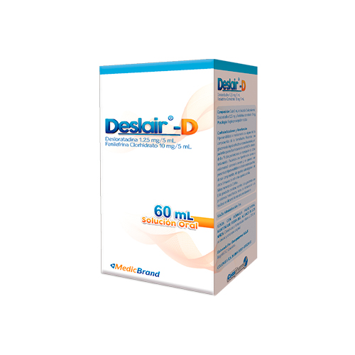DESLAIR-D SOL.ORAL FCO X 60 ML