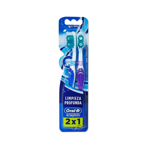 CEPILLO ORAL-B COMPLETE LIMP.P MEDIA X 2 UNDS