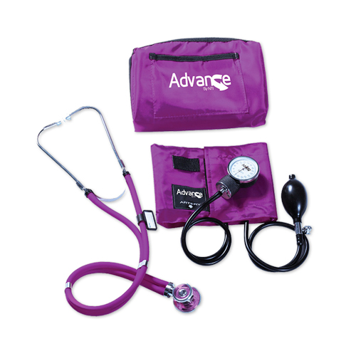 TENSIOMETRO MANUAL MORADO ADVA +ESTETOSCOPIO