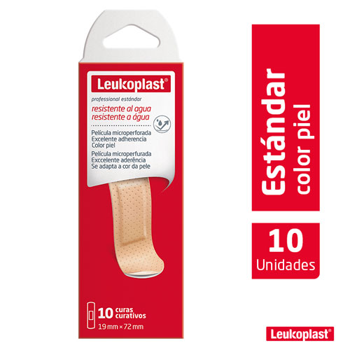 CURITAS LEUKOPLAST STANDARD PIEL X  10 UNDS