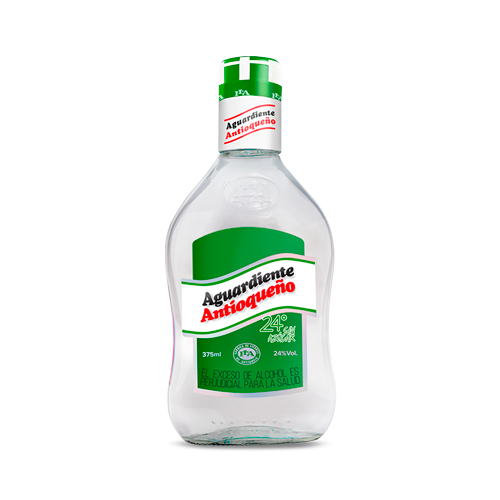 AGUARDIENTE ANTIOQUENO 24 GRADOS S/A X  375 ML