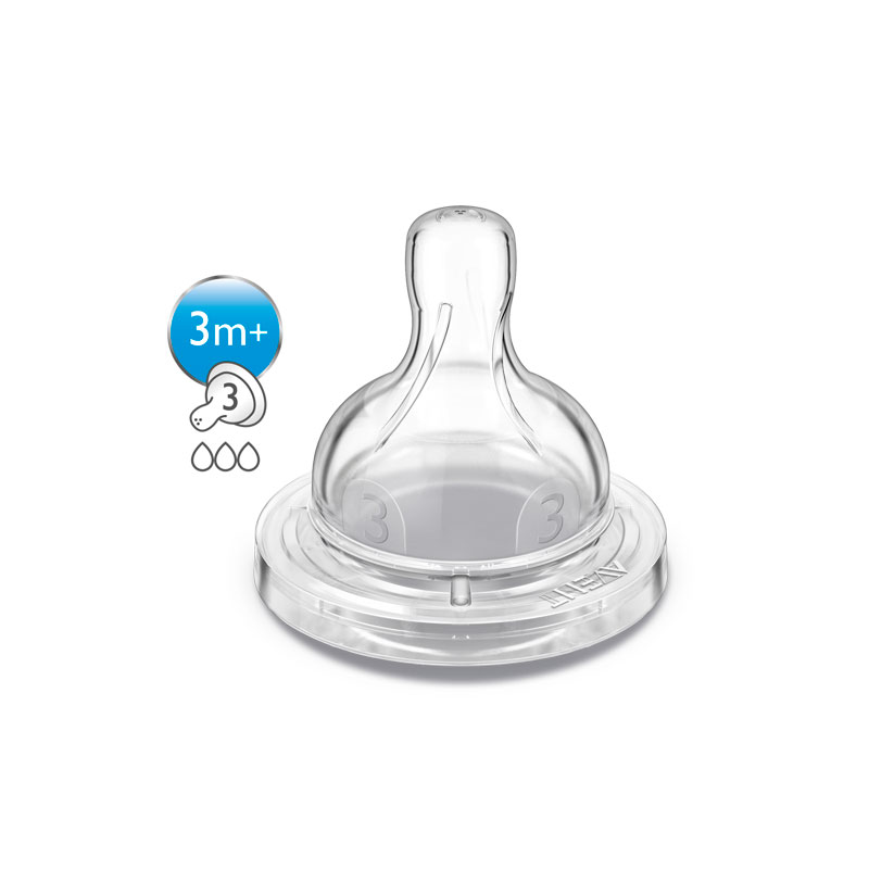 CHUPO BIBERON AVENT ANTI-COLIC 3M+ X 1 UND