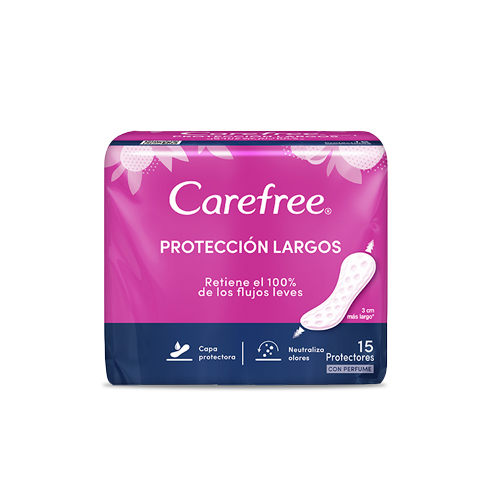 PROTECTORES CAREFREE LARGOS PQTE X 15 UNDS