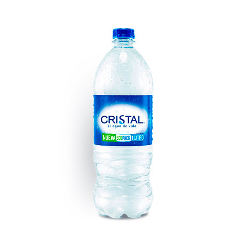 AGUA CRISTAL BOT X 1 LTR