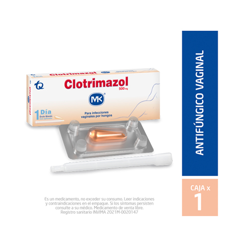 CLOTRIMAZOL 500 MG MK CAJA X 1 OVULO
