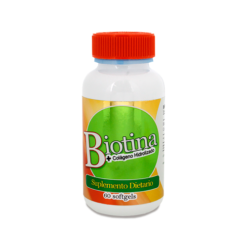 BIOTINA 900 MG+COLAG.500 MG COMERLAT X60CAP