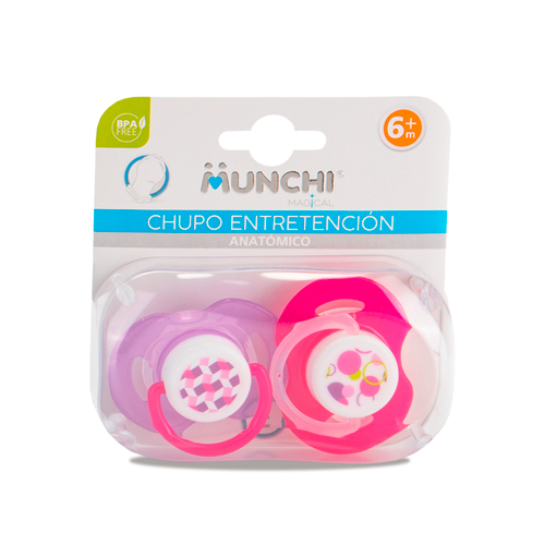 CHUPO ENTRETENCION MUNCHI 6+ PQTE X 2 UNDS