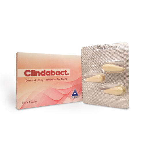 CLINDABACT 100/100 MG CAJA X 3 OVULOS