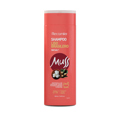 CHAMPU MUSS LISO BRASILERO FCO X 400 ML