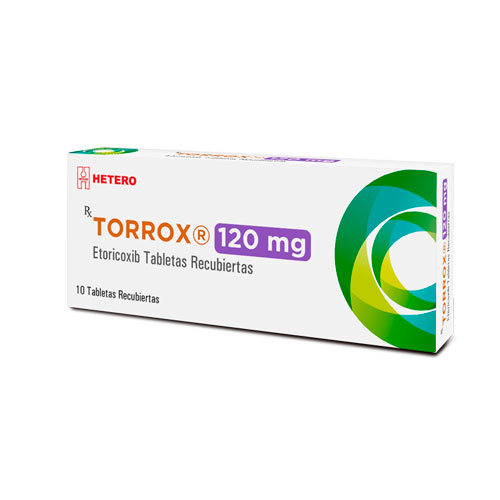 TORROX 120 MG CAJA X 10 TABS
