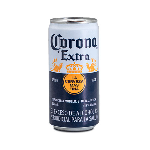 CERVEZA CORONA EXTRA LATA X 269 ML