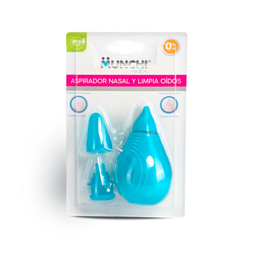 ASPIRADOR NASAL Y LIMPIAOIDOS MUNCHI 0+