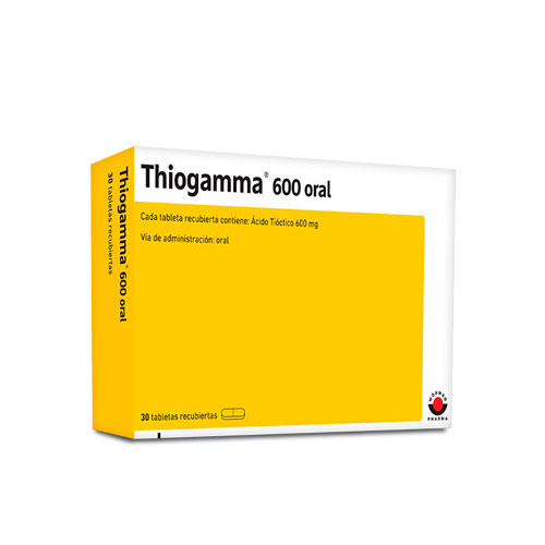 THIOGAMMA (ACIDO TIOCTICO) CAJA X 30 TABS