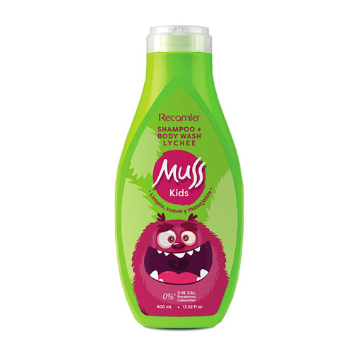 CHAMPU MUSS KIDS +BANO LYCHEE FCO X 400 ML