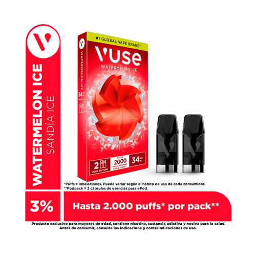 vuse epod watermelon Vuse Reload Box Watermelon Ice | Pre-filled Pod Vape Kits