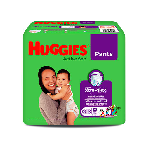 PANAL HUGGIES ACT/SEC ET3 G PANTS X 25 UNDS