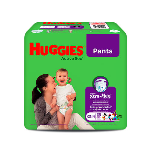 PANAL HUGGIES ACT/SEC ET4 XG PANTS X 25 UNDS