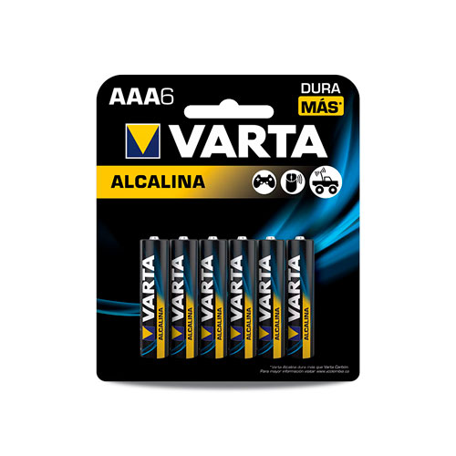 PILA VARTA AAA PRECIO ESPECIAL X 6 UNDS