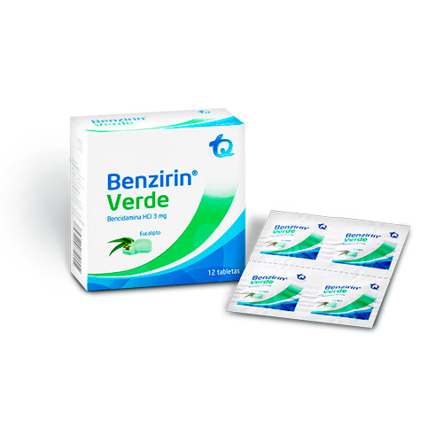BENZIRIN VERDE EUCALIPTO CAJA X 12 TABS